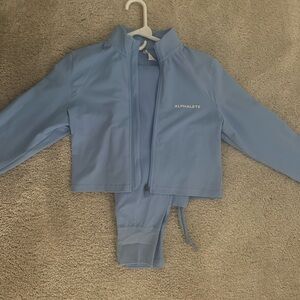 Alphalete Light Blue Workout Ensemble